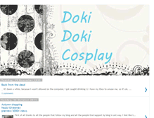 Tablet Screenshot of doki-doki-cosplay.blogspot.com