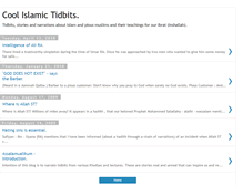 Tablet Screenshot of coolislamictidbits.blogspot.com