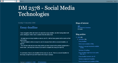 Desktop Screenshot of dm2578-2009.blogspot.com