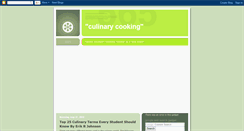 Desktop Screenshot of cookingculinarystyle.blogspot.com