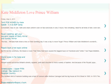 Tablet Screenshot of katemiddletonloveprincewilliam.blogspot.com