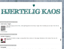 Tablet Screenshot of hjerteligkaos.blogspot.com