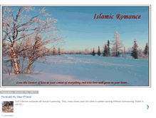 Tablet Screenshot of islamicromance.blogspot.com