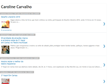 Tablet Screenshot of caroline-carvalho.blogspot.com