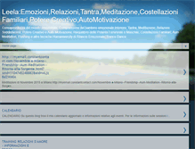 Tablet Screenshot of leela-tantra-relazioni.blogspot.com