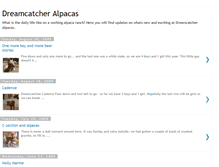 Tablet Screenshot of dreamcatcheralpacas.blogspot.com