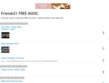 Tablet Screenshot of friends21music.blogspot.com