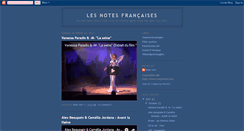 Desktop Screenshot of notesfrancaises.blogspot.com