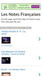 Mobile Screenshot of notesfrancaises.blogspot.com