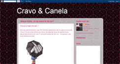 Desktop Screenshot of blogcravoecanela.blogspot.com