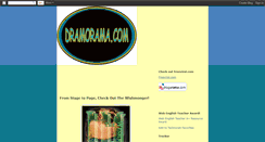 Desktop Screenshot of dramoramablog.blogspot.com
