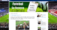 Desktop Screenshot of futebolserenova.blogspot.com