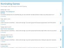 Tablet Screenshot of illuminatinggames.blogspot.com