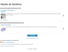 Tablet Screenshot of nocoesdegenetica.blogspot.com