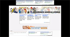 Desktop Screenshot of informasi-aneka-lomba.blogspot.com