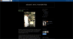 Desktop Screenshot of adamsnycfavorites.blogspot.com