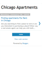 Mobile Screenshot of chicagoapartmentstoday.blogspot.com