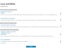 Tablet Screenshot of bellaandlucy.blogspot.com