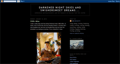 Desktop Screenshot of darkenednightskies.blogspot.com
