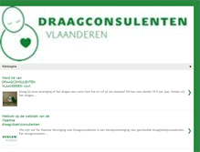 Tablet Screenshot of draagconsulentenvlaanderen.blogspot.com