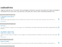 Tablet Screenshot of codicedivino.blogspot.com