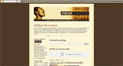 Desktop Screenshot of jazzartnewsletter.blogspot.com