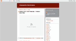 Desktop Screenshot of alessandromurisciano.blogspot.com