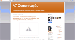 Desktop Screenshot of a7comunica.blogspot.com