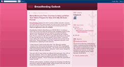 Desktop Screenshot of breastfeedingoutlook.blogspot.com