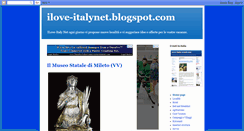 Desktop Screenshot of ilove-italynet.blogspot.com