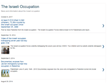 Tablet Screenshot of israelsoccupation.blogspot.com