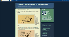 Desktop Screenshot of canadiancomicsnews.blogspot.com