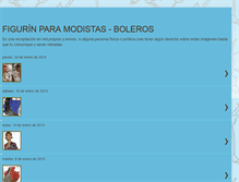 Tablet Screenshot of figurin-modista-boleros.blogspot.com