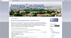 Desktop Screenshot of basquang.blogspot.com