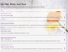 Tablet Screenshot of myhairbodyandsoul.blogspot.com