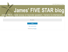 Tablet Screenshot of jamesfivestar.blogspot.com
