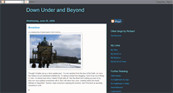 Desktop Screenshot of downunderandbeyond.blogspot.com