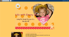 Desktop Screenshot of lifewithemerygrace.blogspot.com