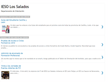 Tablet Screenshot of orientacionlossalados.blogspot.com