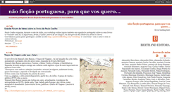 Desktop Screenshot of nao-ficcaoportuguesa.blogspot.com