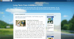 Desktop Screenshot of longtermcareinsurancecost.blogspot.com