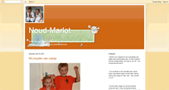 Desktop Screenshot of noud-marlot.blogspot.com