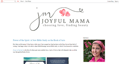 Desktop Screenshot of becomingjoyful.blogspot.com