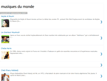 Tablet Screenshot of chanteurs-world.blogspot.com