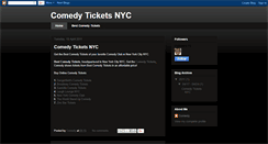 Desktop Screenshot of comedytickets.blogspot.com