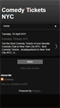 Mobile Screenshot of comedytickets.blogspot.com