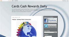 Desktop Screenshot of cardscashrewards.blogspot.com