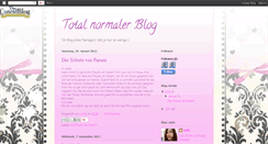 Desktop Screenshot of linda-totalnormalerblog.blogspot.com