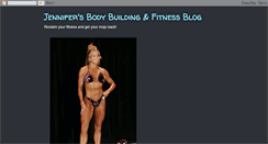 Desktop Screenshot of jenniferwoodbodybuildingblog.blogspot.com