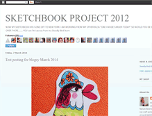Tablet Screenshot of lynnyholly-sketchbookproject2012.blogspot.com